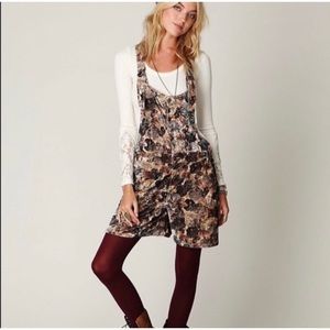 Free people velvet overall